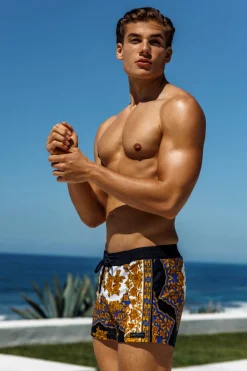 Sauvage Swimwear Swim Trunks | Men's Summer*Amalfi Retro Lycra Swimmer