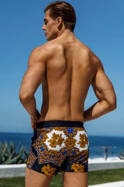 Sauvage Swimwear Swim Trunks | Men's Summer*Amalfi Retro Lycra Swimmer