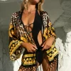 Sauvage Swimwear Italian Prints*Big Leopard Kimono