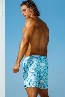 Sauvage Swimwear Board Shorts | Men's Summer*Blue Sunshine Pull-on Trunks