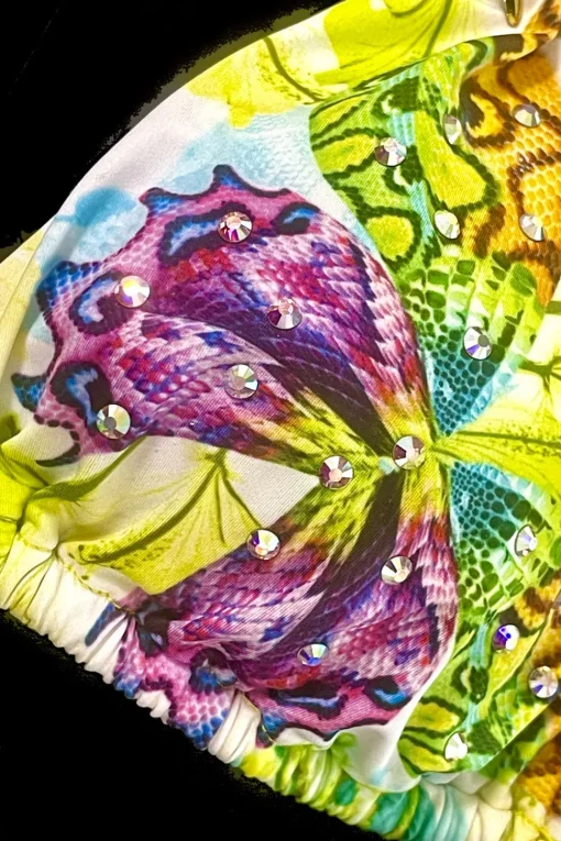 Sauvage Swimwear Italian Prints*Butterfly Halter
