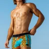 Sauvage Swimwear Swim Trunks*Capri Retro Lycra Swimmer Capri