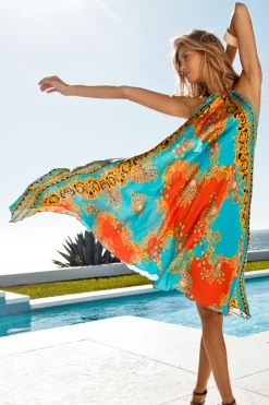 Sauvage Swimwear Italian Prints*Capri Silk Resort Dress