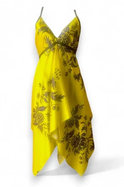 Sauvage Swimwear Italian Prints*Designer Silk Dress- Leopard