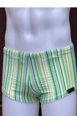 Sauvage Swimwear Square Cuts*Green Stripe Squarecut Green Stripe
