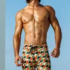 Sauvage Swimwear Board Shorts*Mid Century Green Board