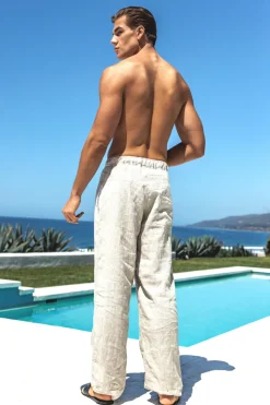Sauvage Swimwear Workout + Linen*Resort Linen Pants