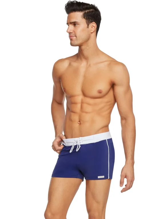 Sauvage Swimwear Swim Trunks*Retro Lycra Swimmer - Red Red