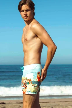 Sauvage Swimwear Board Shorts*Riviera Photo Surf Short Riviera Multi