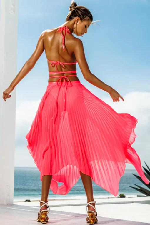 Sauvage Swimwear Shimmer & Shine*Slick Pink Scoop