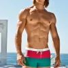 Sauvage Swimwear Square Cuts*Splice Riviera - Coral Jade/Coral