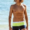 Sauvage Swimwear Square Cuts*Splice Riviera - Navy/Lime Navy/Lime