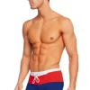 Sauvage Swimwear Square Cuts*Splice Riviera - Navy/Red Navy/Red