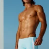 Sauvage Swimwear Square Cuts*Stripe Squarecut - Aqua/Wht Aqua/White