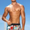 Sauvage Swimwear Swim Trunks | Men's Summer*Tropical Varenna Retro Lycra Swimmer