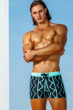 Sauvage Swimwear Swim Trunks*Vintage Retro Lycra Swimmer Vintage